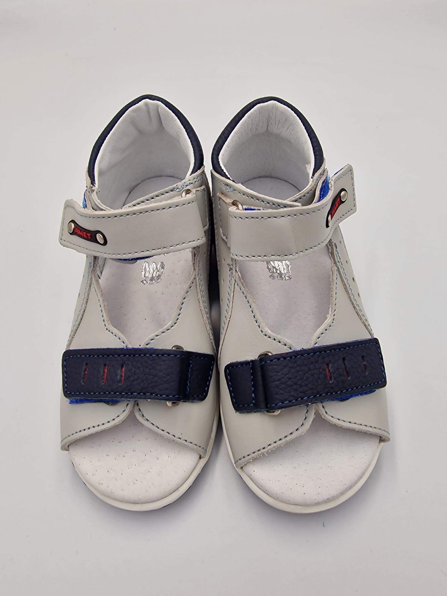 Jamet boys sandal with arch support grey/blue/136