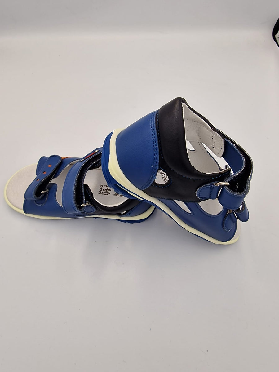 Jamet boys sandal with arch support Navy/Orange/186