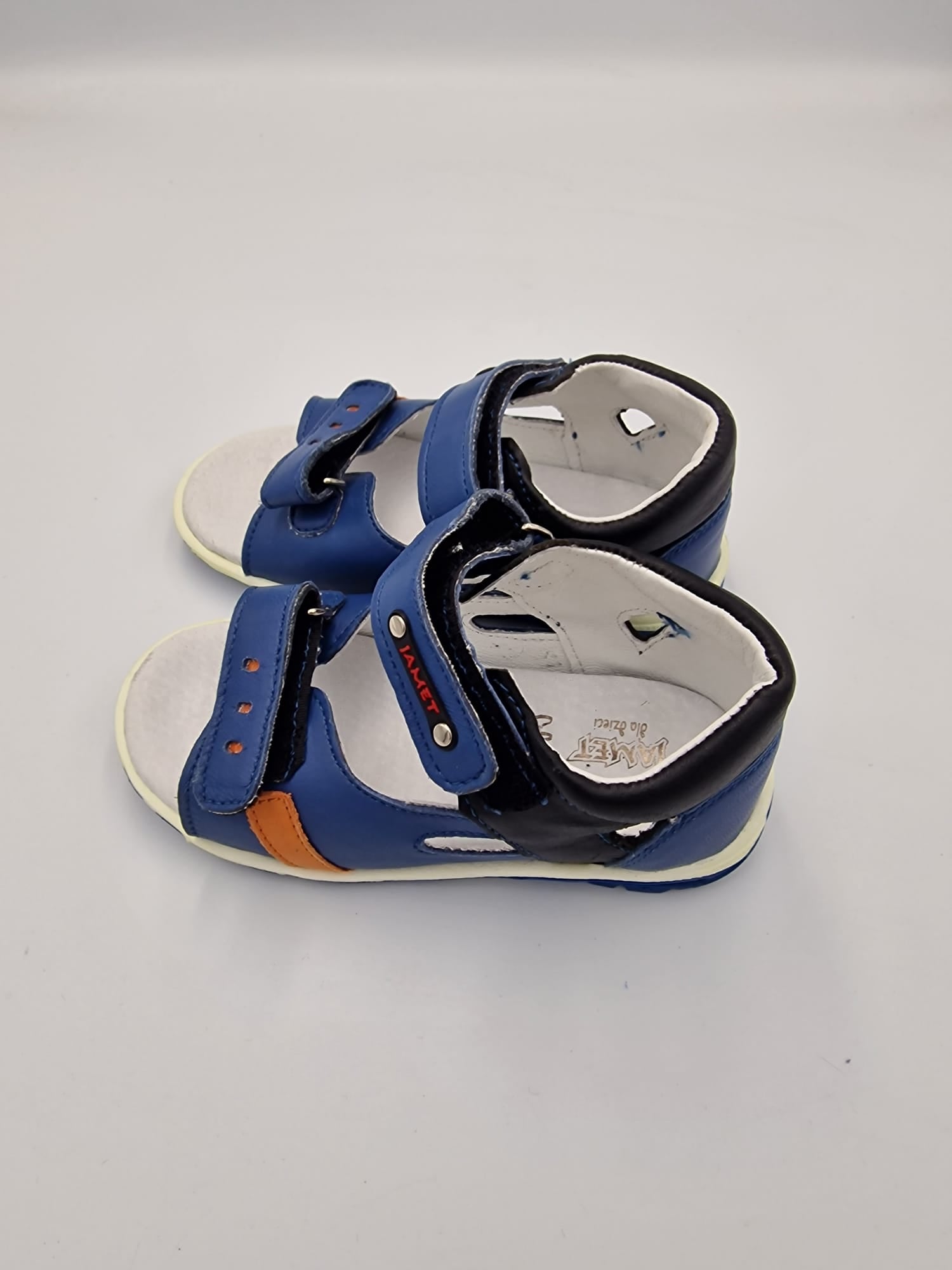 Jamet boys sandal with arch support Navy/Orange/186