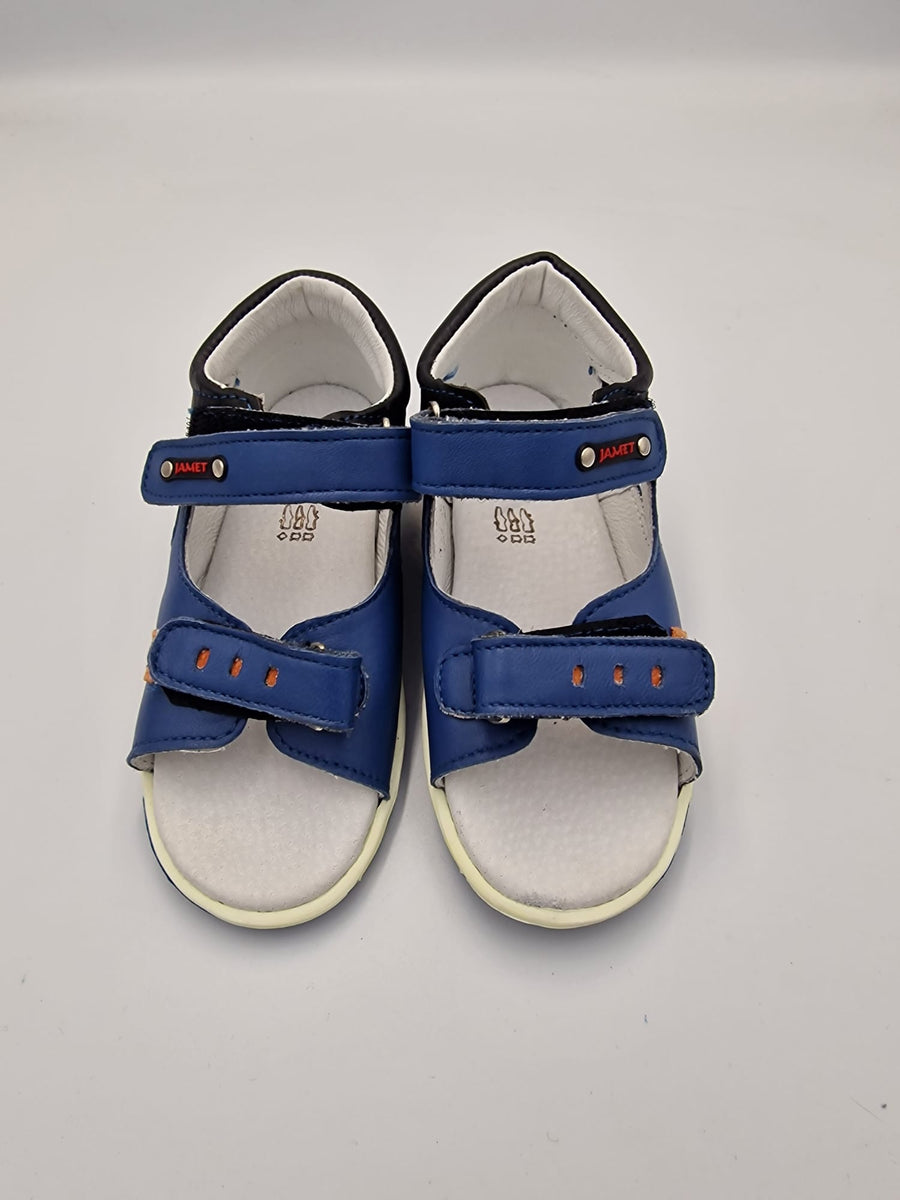 Jamet boys sandal with arch support Navy/Orange/186