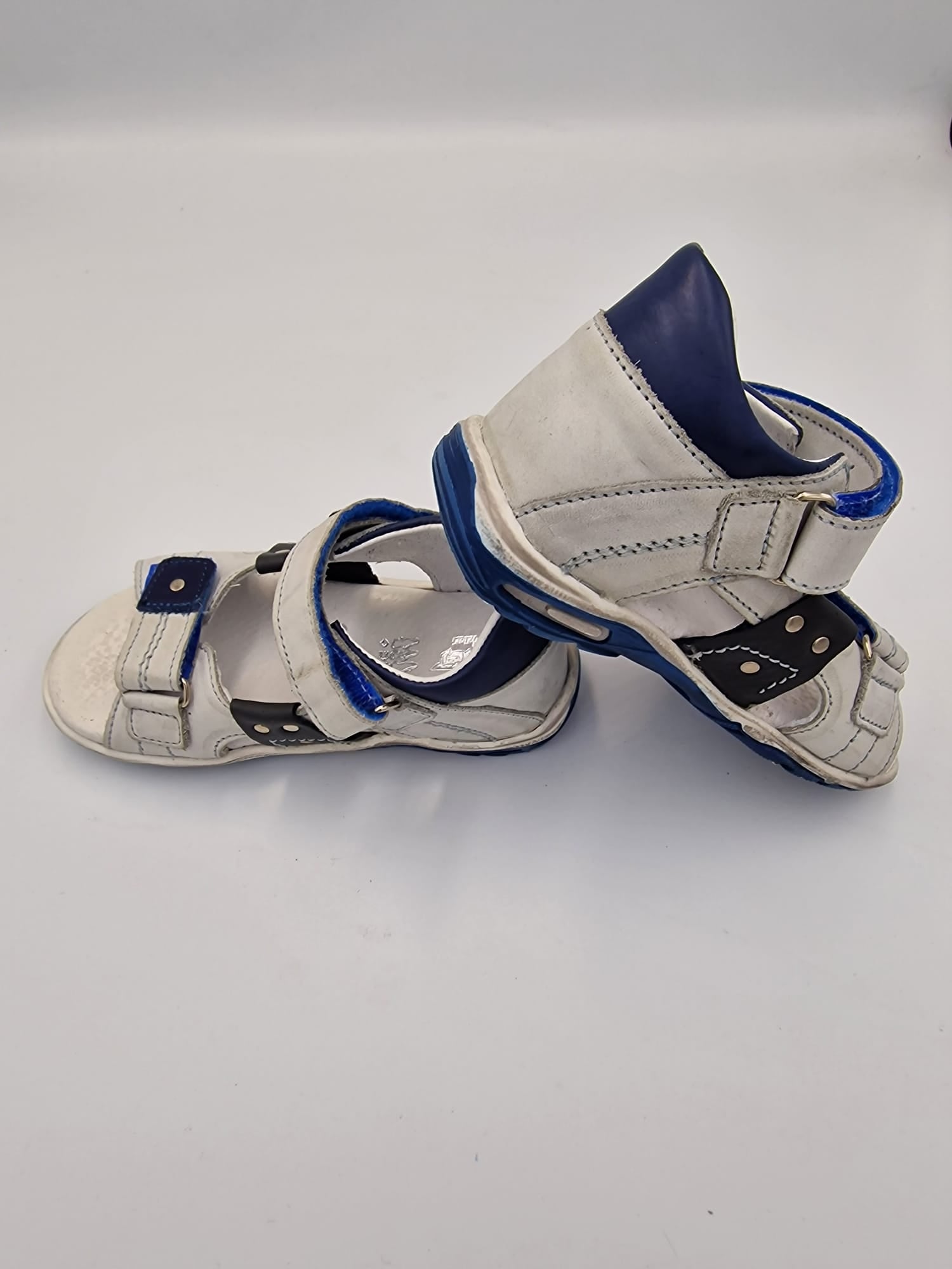 Jamet boys sandal with arch support White/Blue/111