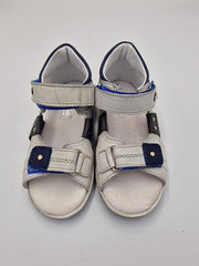 Jamet boys sandal with arch support White/Blue/111