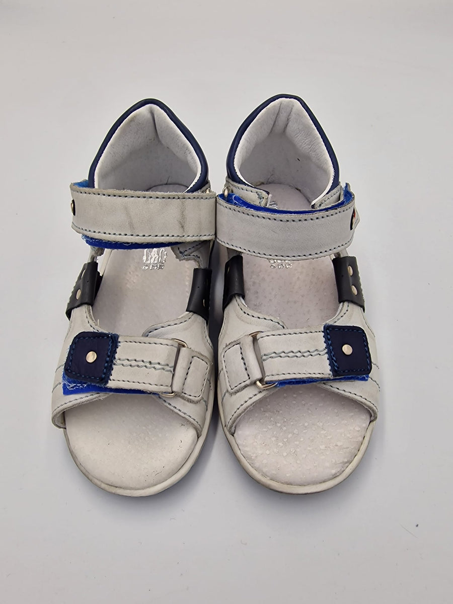 Jamet boys sandal with arch support White/Blue/111