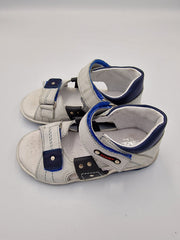 Jamet boys sandal with arch support White/Blue/111