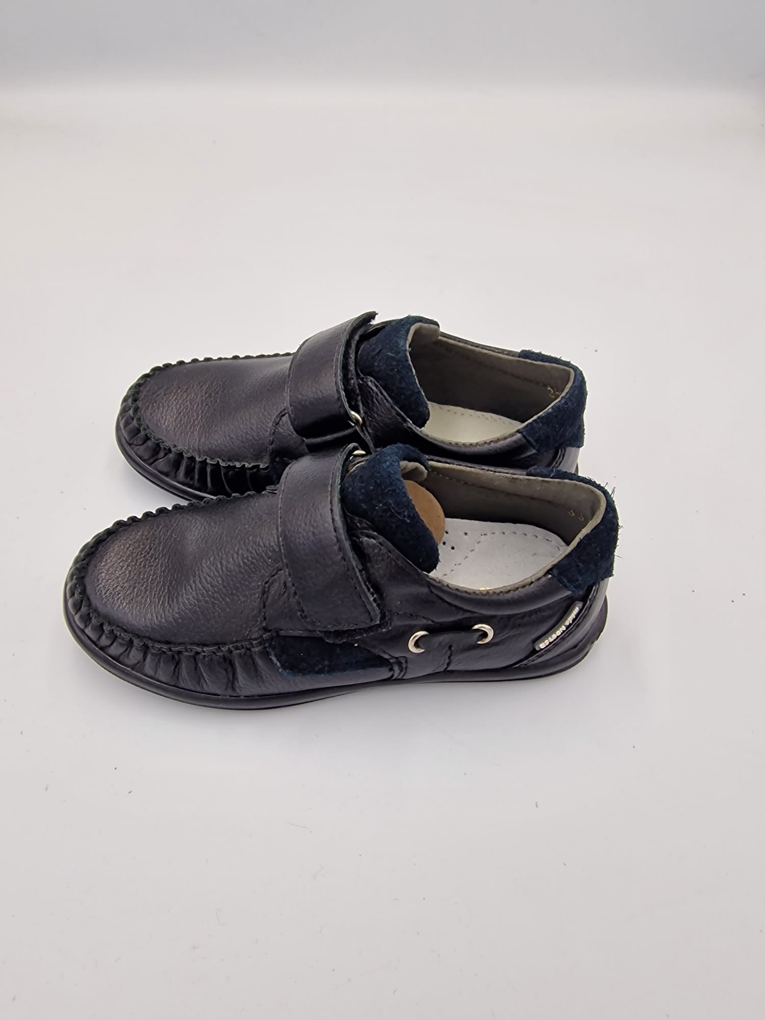 MIDO Noster Boy's Leather shoes, Black Czarny (337)
