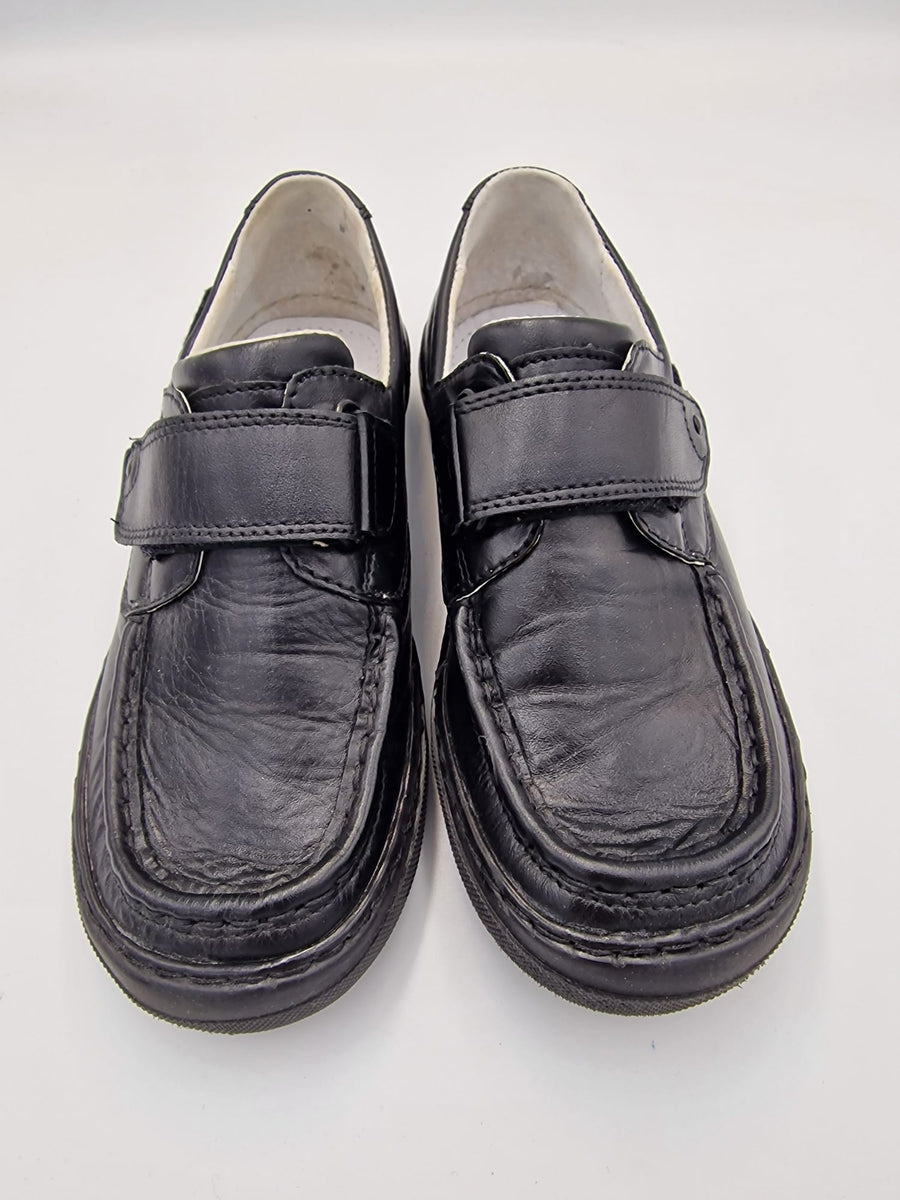 MIDO Noster Boy's Leather shoes, Black Czarny (409)