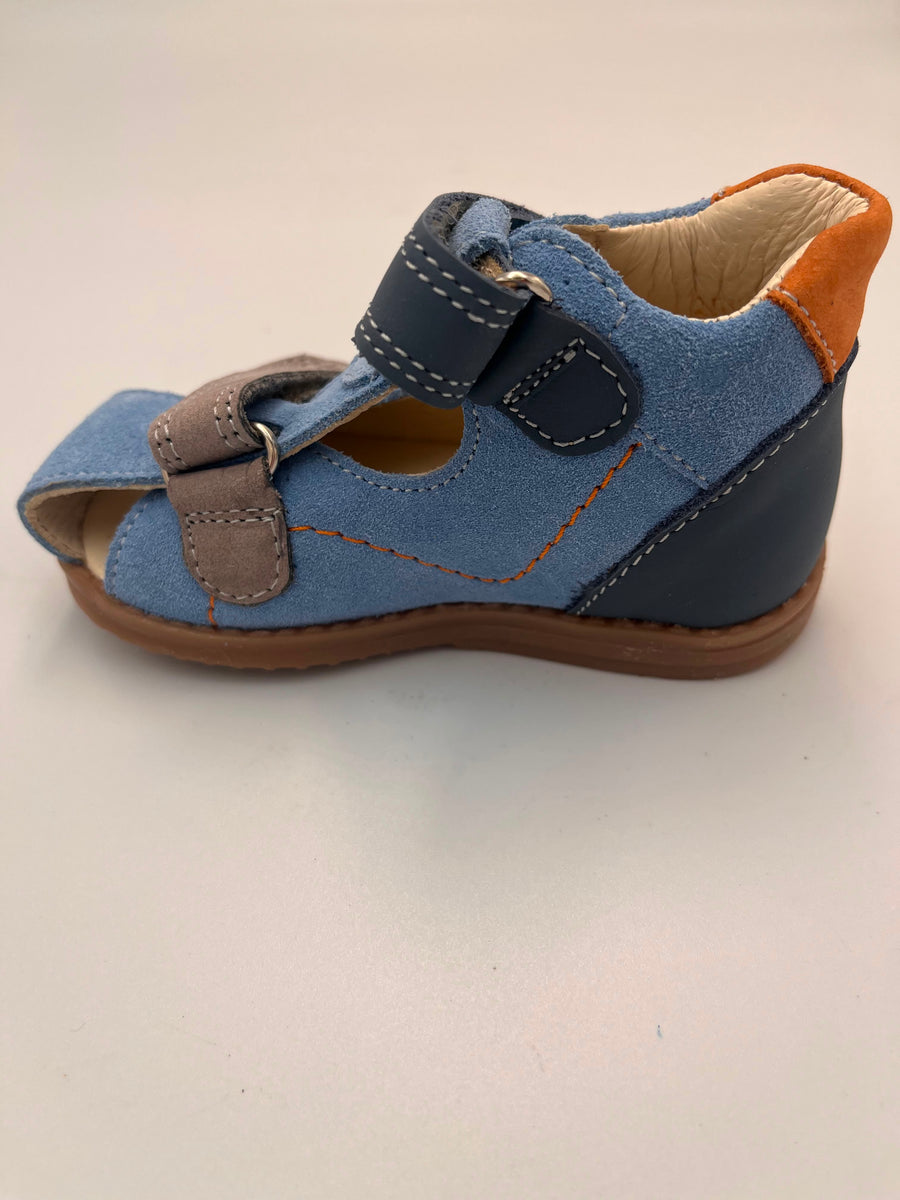 ANI-BUT / WITH A STIFFENED VELCRO HEEL / WITH THOMAS HEEL /BLUE (230)