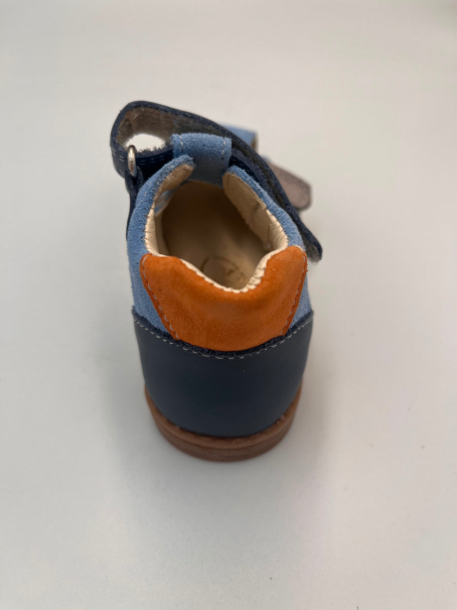 ANI-BUT / WITH A STIFFENED VELCRO HEEL / WITH THOMAS HEEL /BLUE (230)
