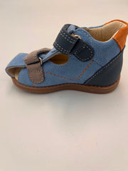 ANI-BUT / WITH A STIFFENED VELCRO HEEL / WITH THOMAS HEEL /BLUE (230)