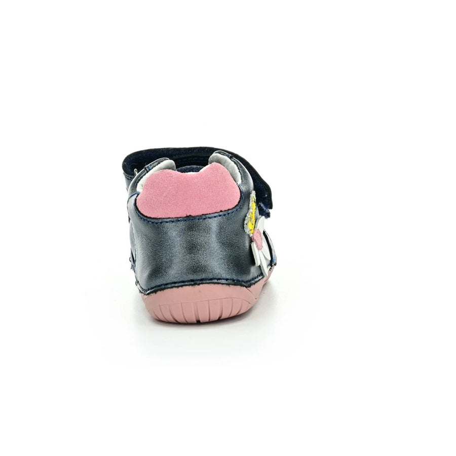 D.D.Steps/ Girls all season ankle barefoot shoes/ Royal blue S070-52656A