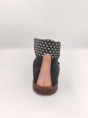 Mrugala PORTO girls orthopedic sandals, colour navy, pink straps
