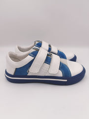 Bartek prophylactic boys shoes with ARCH SUPPORT /White, blue 18607
