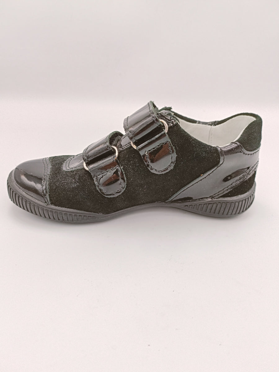 Gaspar girls leather shoes with ARCH SUPPORT /Black