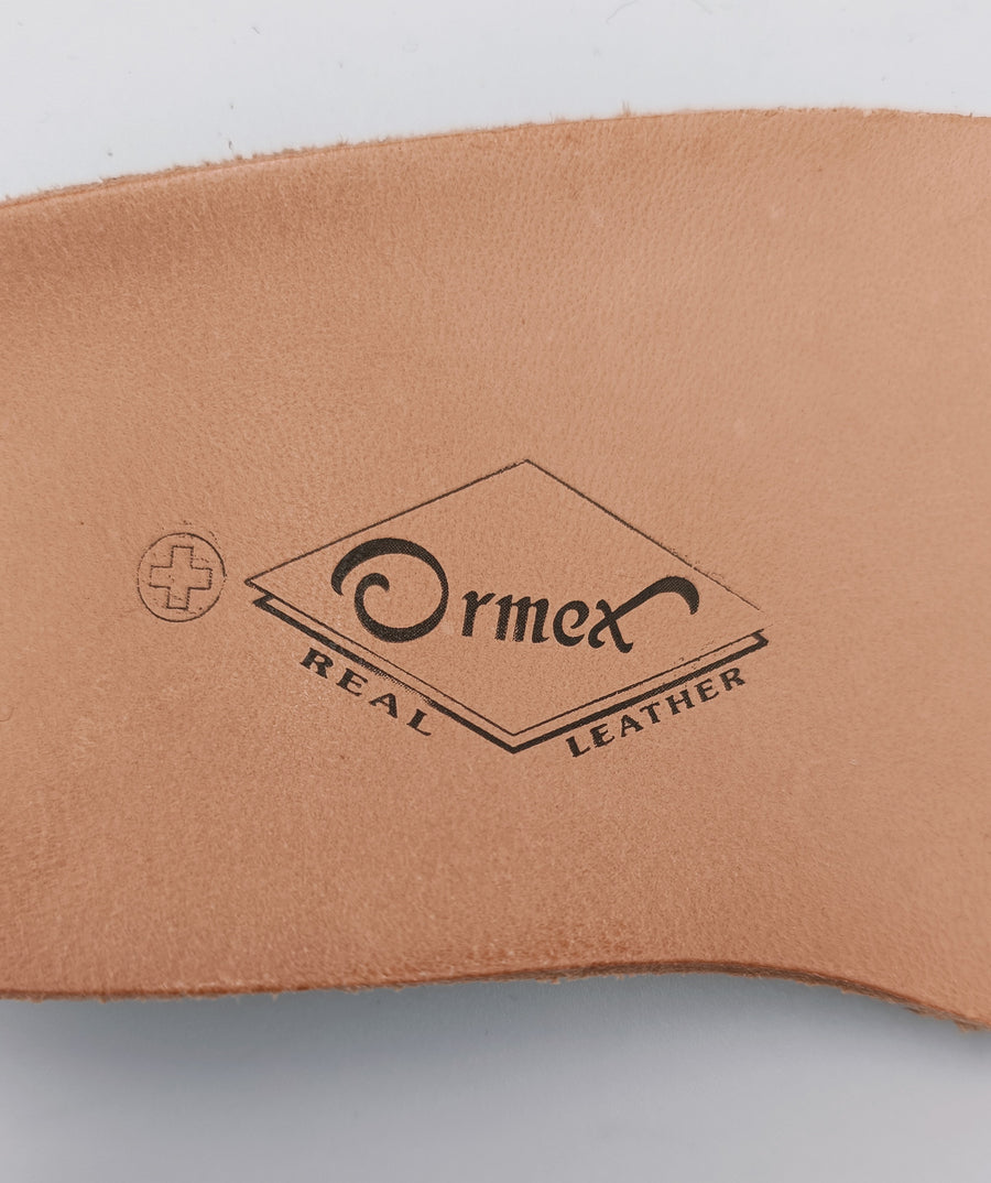 ORMEX, Orthopedic leather insoles with supination and ARCH SUPPORT