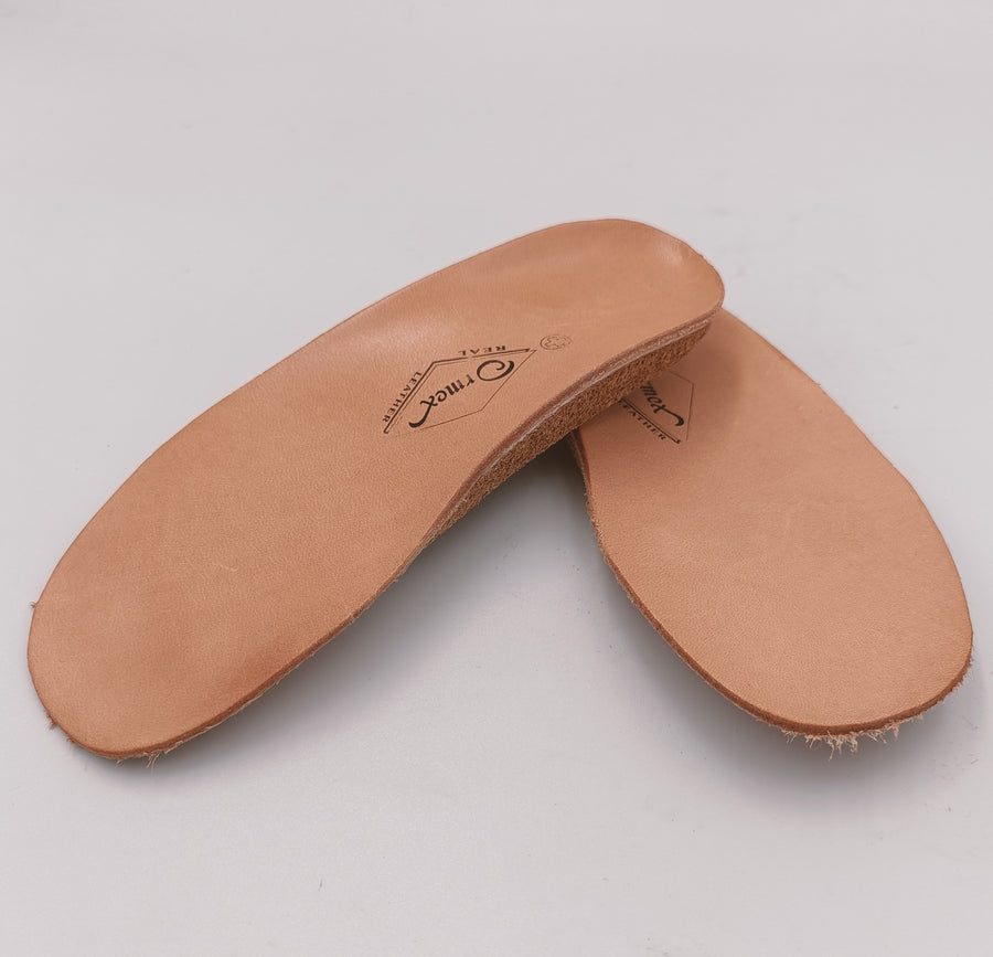ORMEX, Orthopedic leather insoles with supination and ARCH SUPPORT