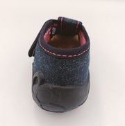3f Slippers, girls /Navy, pink girl with baloon detail /first steps