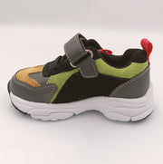 ABCKids boys sneakers /first steps/ B932104063 / Black-Grey-Green-Ocra