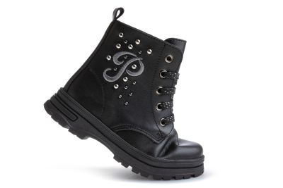 Pablosky girls black boots 433515