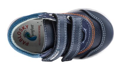 Pablosky boys leather boots/ Blue 048021