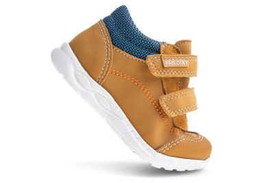 Pablosky boys leather boots/ Yellow 048081