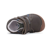 D.D.step boys barefoot leather shoes / water-repellence/ S073-42466AM Dark Grey