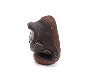 D.D.step boys barefoot leather shoes / water-repellence/ S073-42466AM Dark Grey