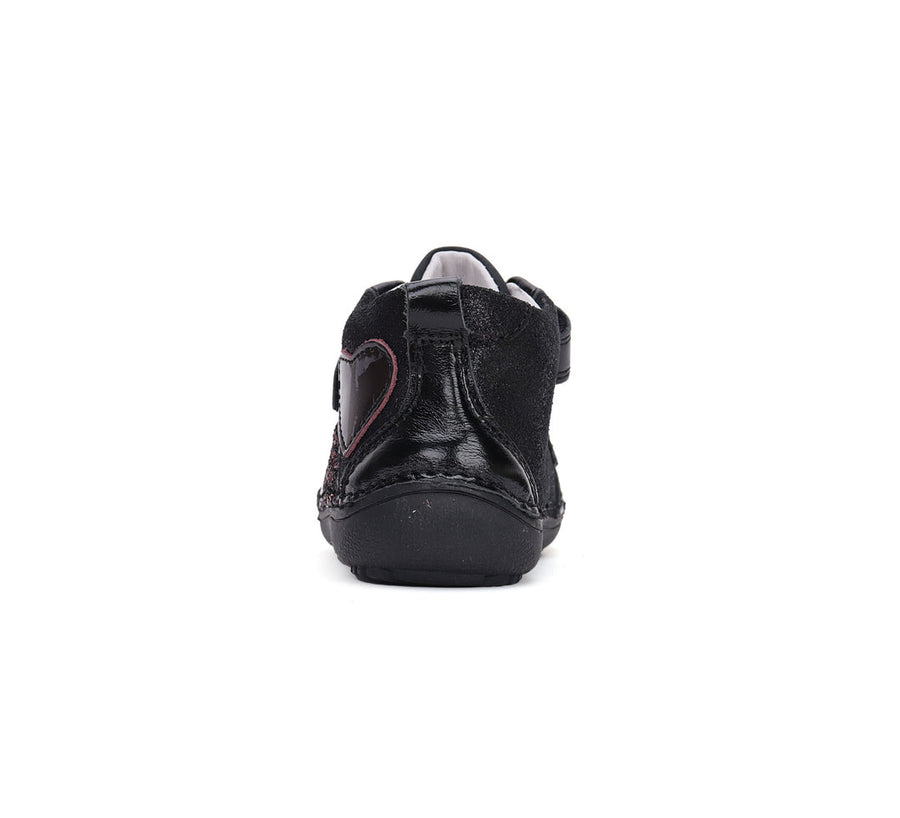 D.D.step girls leather / barefoot/ water-repellence shoes/Black S063-42767