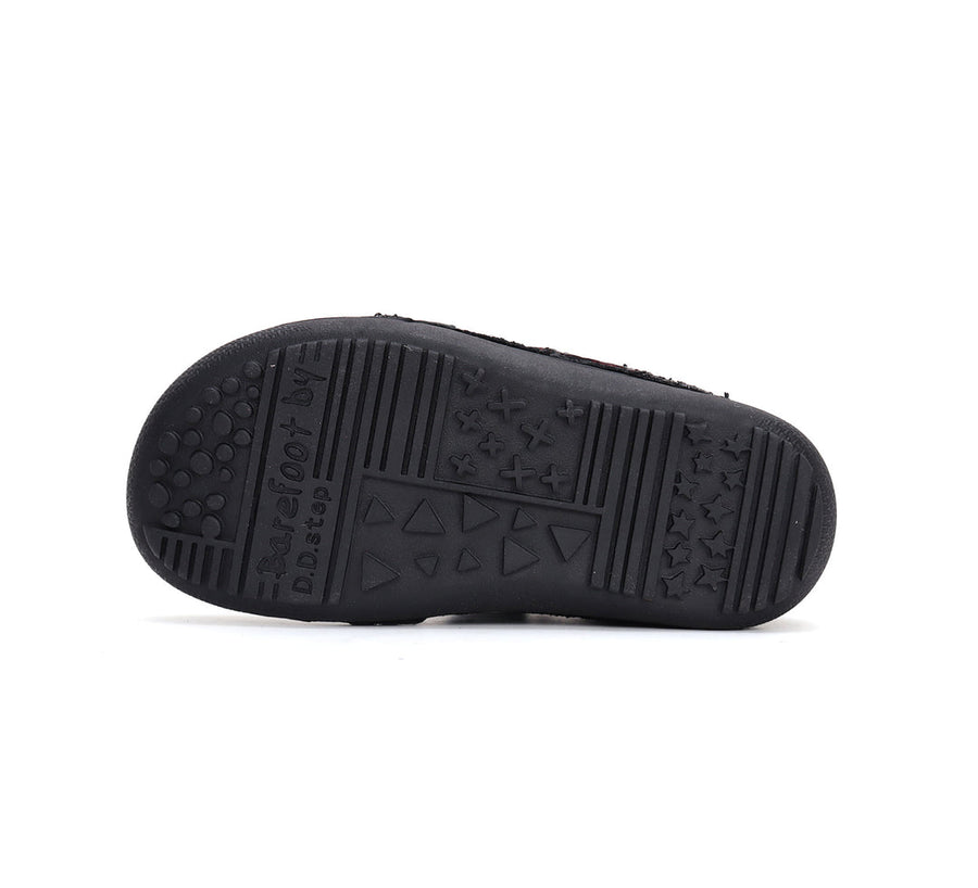 D.D.step girls leather / barefoot/ water-repellence shoes/Black S063-42767