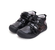 D.D.step girls leather / barefoot/ water-repellence shoes/Black S063-42767
