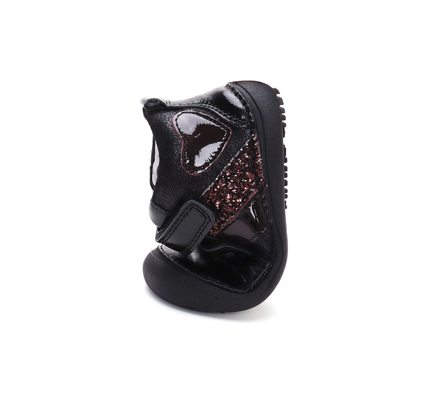 D.D.step girls leather / barefoot/ water-repellence shoes/Black S063-42767
