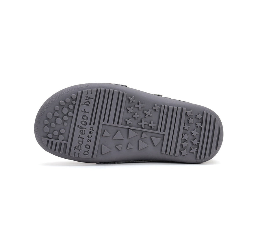 D.D.step girls leather/ barefoot boots /water repellence/ Dark Grey A063-42804A