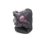 D.D.step girls leather/ barefoot boots /water repellence/ Dark Grey A063-42804A
