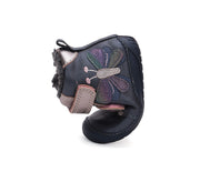 D.D.step girls leather/ barefoot /warm lining/ water-repellence boots/ Royal Blue W070-42522