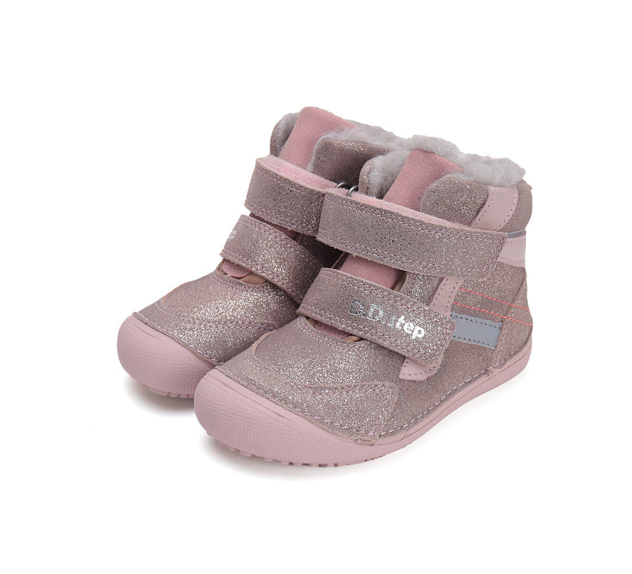 D.D.step girls barefoot leather boots/ warm lining/ water repellent /Autumn- Winter/W063-42254CM Champagne