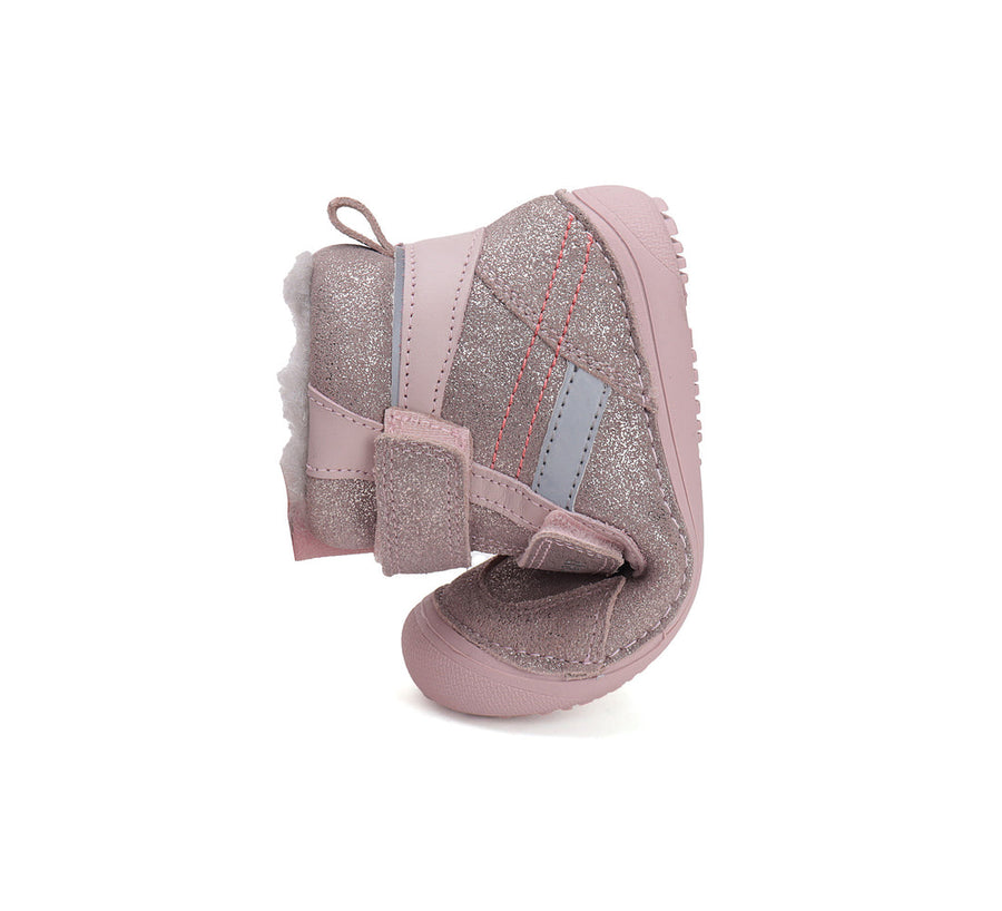 D.D.step girls barefoot leather boots/ warm lining/ water repellent /Autumn- Winter/W063-42254CM Champagne