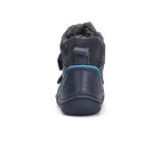 D.D.step boys barefoot A/W boots/water-repellence/warm lining/ leather/W073-42814A Royal Blue