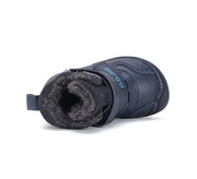 D.D.step boys barefoot A/W boots/water-repellence/warm lining/ leather/W073-42814A Royal Blue