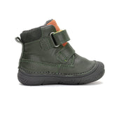 D.D.step boys leather boots / warm lining/ Emerald, ginger fox W082-42774CM