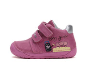 D.D.step girls barefoot/ first steps/ garden detail/ Dark Pink S070-51253