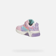 GEOX Fadinlight Disney Junior /sneakers with lights/Pink/Lilac Elsa J55M4E