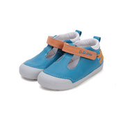 D.D.step boys leather sandals /slippers/ first step /Calypso Sky H066-51978B
