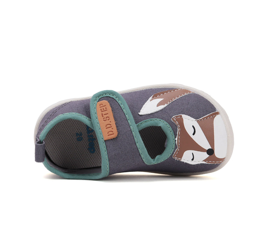 D.D.step boys canvas/ barefoot/ water-repellence/Grey C086-51716