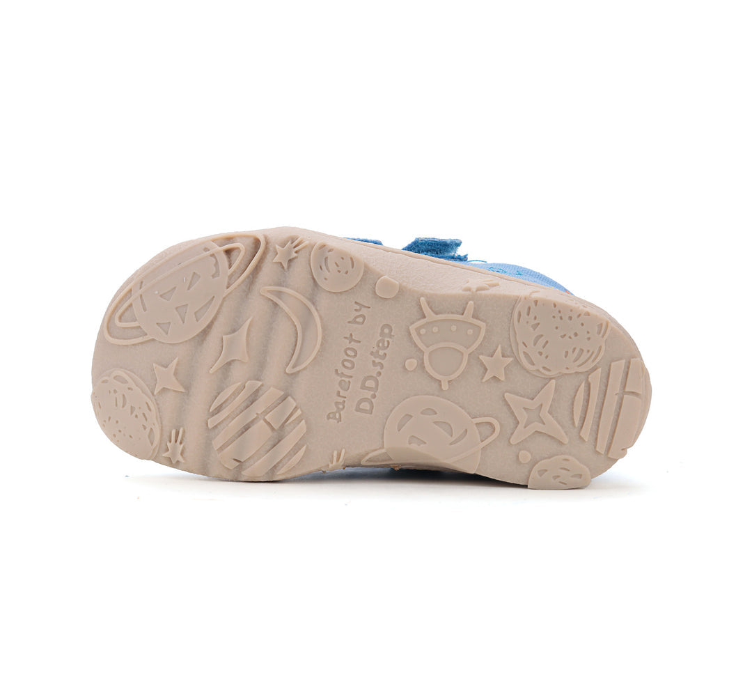 D.D.step boys canvas/ barefoot/ water-repellence/ Bermuda Blue C077-51663
