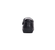 D.D.step girls leather/ school ballerinas/ Black H072-42671