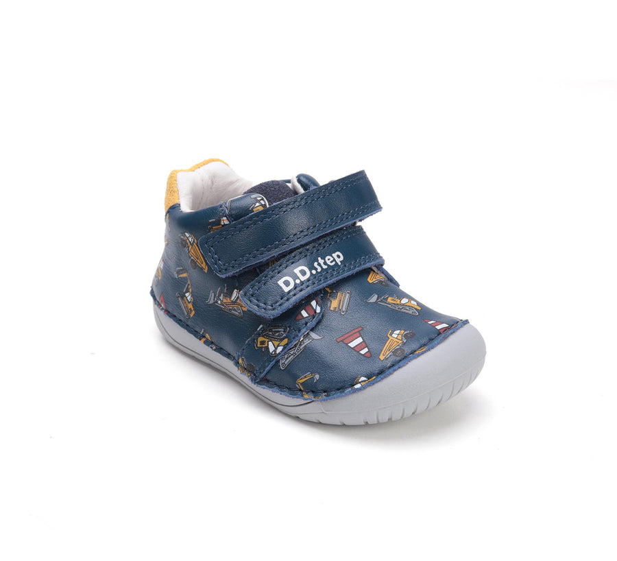D.D.step boys leather/ first steps shoes/ Blue S070-52480B