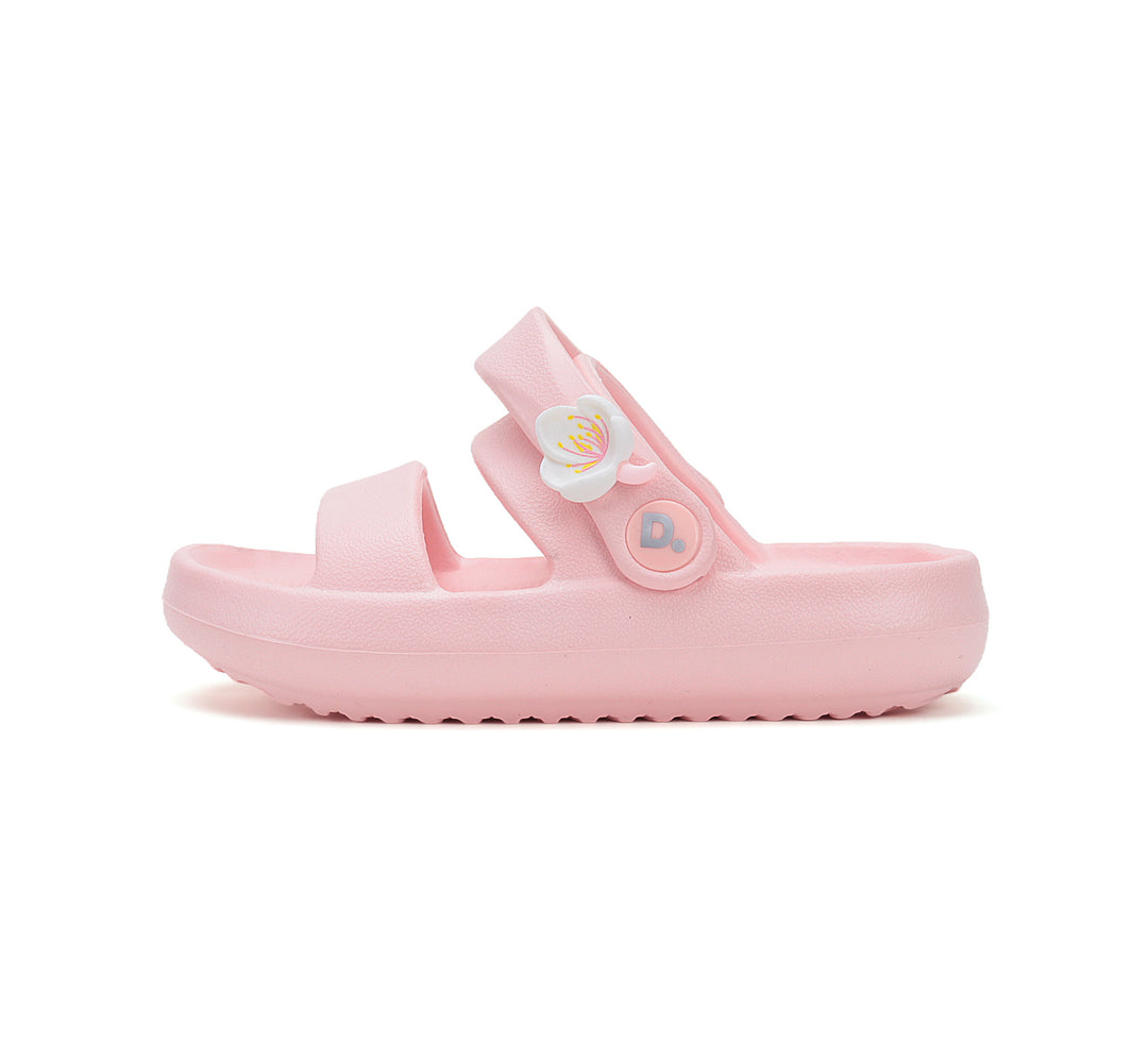 D.D.step girls sliders quick dry/ Baby Pink J094-51388E
