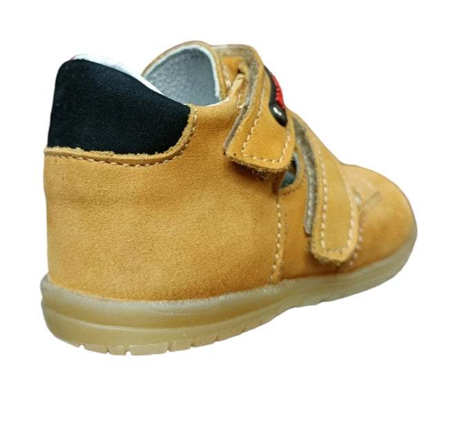 Jamet leather boys shoes, yellow_3078.jpg