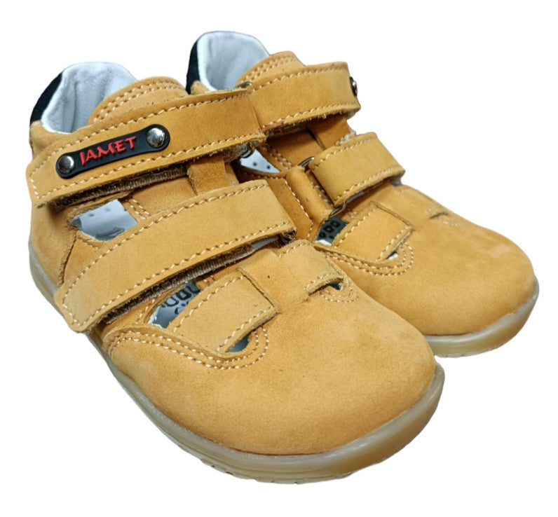 Jamet leather boys shoes, yellow_3079.jpg