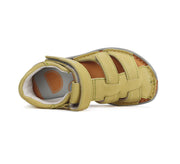 D.d.step boys leather/ barefoot sandals/ Khaki G076-42942A_3558.jpg