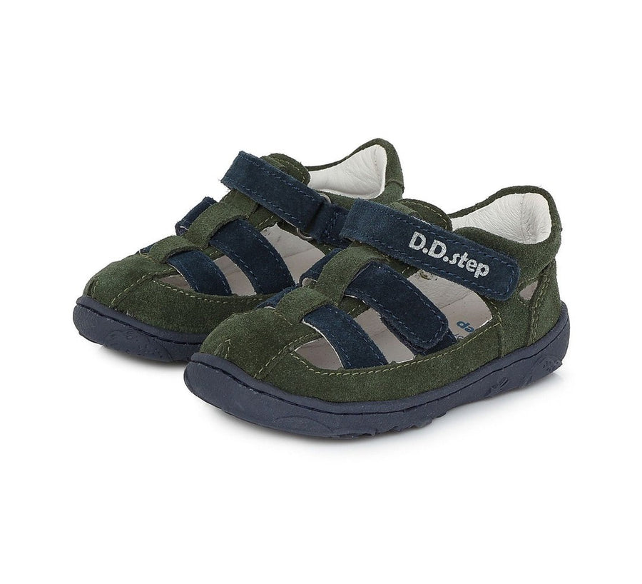 D.D.step boys barefoot leather sandals/ Khaki G077-360CM_57.jpg